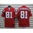 nike nfl jerseys new england patriots #81 hernandez red [Elite Jersey]