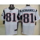 nike nfl jerseys new england patriots #81 hernandez white[Elite]