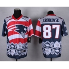 nike nfl jerseys new england patriots #87 cronkowski[Elite Style Noble Fashion]