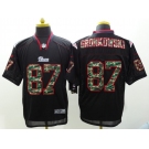 nike nfl jerseys new england patriots #87 gronkowski black[Elite Camo Fashion]