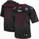 nike nfl jerseys new england patriots #87 gronkowski black[Elite lights out 50th Patch]