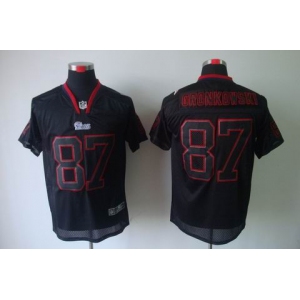 nike nfl jerseys new england patriots #87 gronkowski black[Elite lights out]