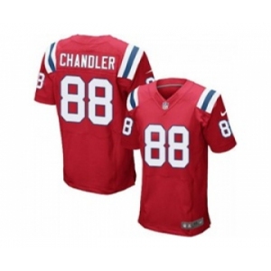 nike nfl jerseys new england patriots #88 scott chandler red[Elite]