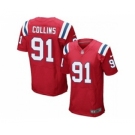 nike nfl jerseys new england patriots #91 jamie collins red[Elite]