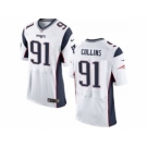 nike nfl jerseys new england patriots #91 jamie collins white[2015 new Elite]