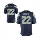 Men's Nike Seattle Seahawks #22 C.J. Prosise Game Blue Team Color NFL Jersey