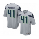 Men's Nike Seattle Seahawks #41 Byron Maxwell Game Grey Alternate NFL Jersey