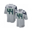 Men's Nike Seattle Seahawks #44 Tani Tupou Game Grey Alternate NFL Jersey