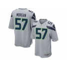 Men's Nike Seattle Seahawks #57 Mike Morgan Game Grey Alternate NFL Jersey