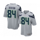 Men's Nike Seattle Seahawks #84 Ed Dickson Game Grey Alternate NFL Jersey