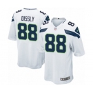 Men's Nike Seattle Seahawks #88 Will Dissly Game White NFL Jersey