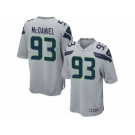 Men's Nike Seattle Seahawks #93 Tony McDaniel Game Grey Alternate NFL Jersey