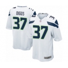 Men's Seattle Seahawks #37 Quandre Diggs Game White Football Jersey