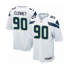 Men's Seattle Seahawks #90 Jadeveon Clowney Game White Football Jersey