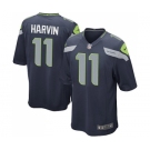 nike nfl jerseys seattle seahawks #11 harvin blue[game]