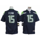 nike nfl jerseys seattle seahawks #15 flynn blue[game]