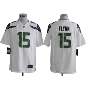 nike nfl jerseys seattle seahawks #15 flynn white[game]