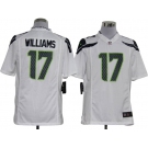 nike nfl jerseys seattle seahawks #17 williams white[game]