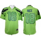 nike nfl jerseys seattle seahawks #18 sidney rice green[game]