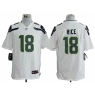 nike nfl jerseys seattle seahawks #18 sidney rice white[game]
