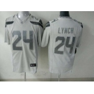 nike nfl jerseys seattle seahawks #24 lynch grey[game]