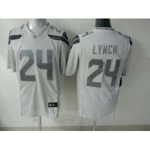 nike nfl jerseys seattle seahawks #24 lynch grey[game]