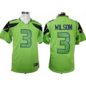 nike nfl jerseys seattle seahawks #3 wilson green[game]