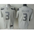 nike nfl jerseys seattle seahawks #3 wilson grey[game]