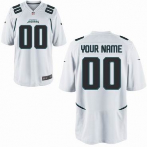 Nike nfl jerseys Jacksonville Jaguars Customized Game White Jersey