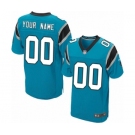 Men Nike Nfl Jerseys Carolina Panthers Customized Elite Blue Jersey