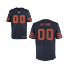 Men Nike Nfl Jerseys Chicago Bears Customized Elite Alternate Blue Jersey