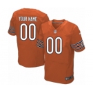 Men Nike Nfl Jerseys Chicago Bears Customized Elite Orange Jersey