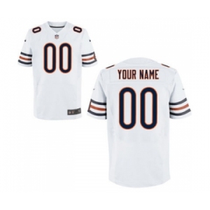 Men Nike Nfl Jerseys Chicago Bears Customized Elite White Jersey