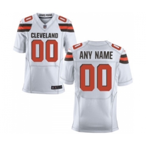 Men Nike Nfl Jerseys Cleveland Browns Customized Elite White Jersey