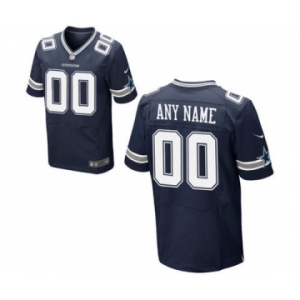 Men Nike Nfl Jerseys Dallas Cowboys Customized Elite Blue Jersey