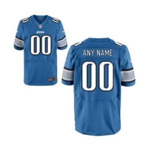 Men Nike Nfl Jerseys Detroit Lions Customized Elite Blue Jersey