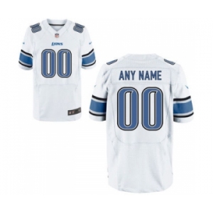 Men Nike Nfl Jerseys Detroit Lions Customized Elite White Jersey