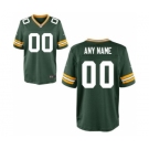 Men Nike Nfl Jerseys Green Bay Packers Customized Elite Green Jersey