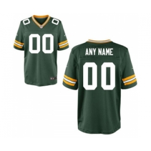 Men Nike Nfl Jerseys Green Bay Packers Customized Elite Green Jersey