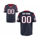 Men Nike Nfl Jerseys Houston Texans Customized Elite Blue Jersey