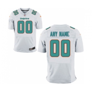 Men Nike Nfl Jerseys Miami Dolphins Customized Elite White Jersey