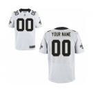 Men Nike Nfl Jerseys New Orleans Saints Customized Elite White Jersey