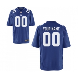 Men Nike Nfl Jerseys New York Giants Customized Elite Blue Jersey