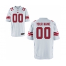 Men Nike Nfl Jerseys New York Giants Customized Elite White Jersey