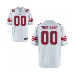 Men Nike Nfl Jerseys New York Giants Customized Elite White Jersey