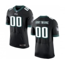 Men Nike Nfl Jerseys Philadelphia Eagles Customized Elite Black Jersey