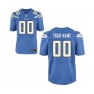 Men Nike Nfl Jerseys San Diego Chargers Customized Elite Lt.Blue Jersey