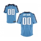 Men Nike Nfl Jerseys Tennessee Titans Customized Elite Lt.Blue Jersey