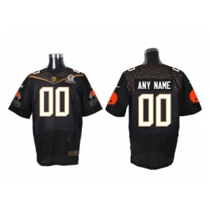 Nike Cleveland Browns Customized Black 2016 Pro Bowl Men's Stitched Jerseys[Elite]