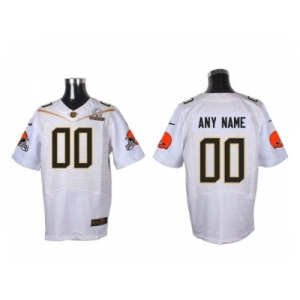 Nike Cleveland Browns Customized white 2016 Pro Bowl Men's Stitched Jerseys(Elite)